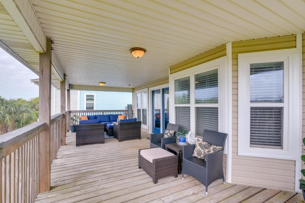Galveston Escape With Entertainment Patio And Deck! Villa Exterior foto